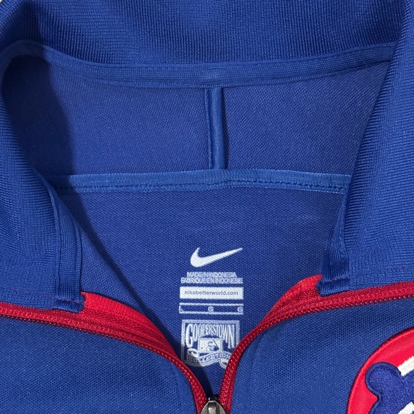 Nike x Cooperstown Collection Chicago Cubs Jacket Womens Large Blue Stitched - Picture 4 of 8